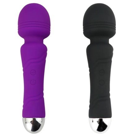 10 Frequency Vibration Mini Silicone AV Wand Massagers