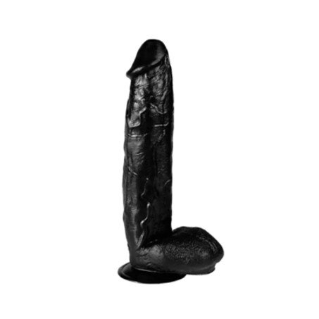 11 Inch Realistic Big Black Dildo Lifelike Silicone Toy In Pakistan