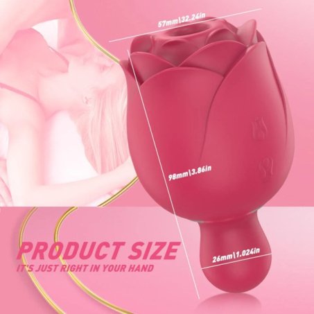Detachable Rose Sucking Vibrator Tapping Toy In Pakistan