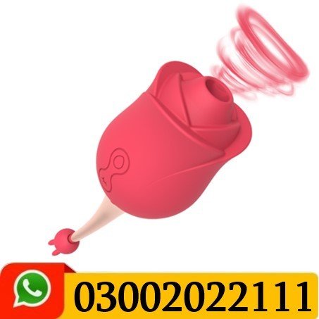 Rose Sucking Vibrator With Two Attachments In Pakistan