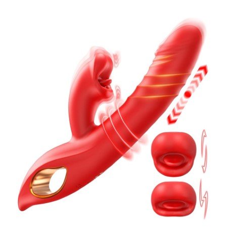 Vibrator Thrusting Dildo Adult Sex Toys 4IN1 In Pakistan