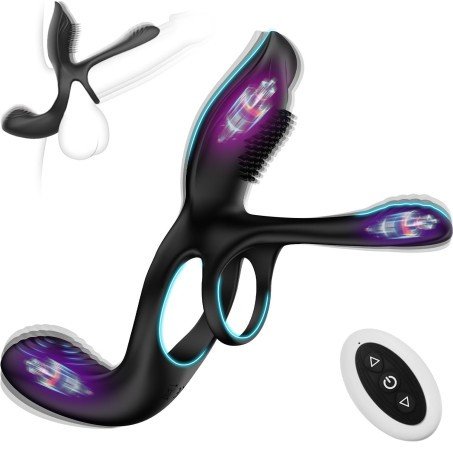 Vibrator for Couple, 3 in 1 Vibrating Cock Ring Price In Pakistan