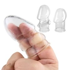 2-Pcs Soft Stretch Cock Girth Enhancer Sleeves in Pakistan
