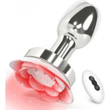 Rose Anal Plug Sex Toys Vibrator Metal Adult Toy In Pakistan